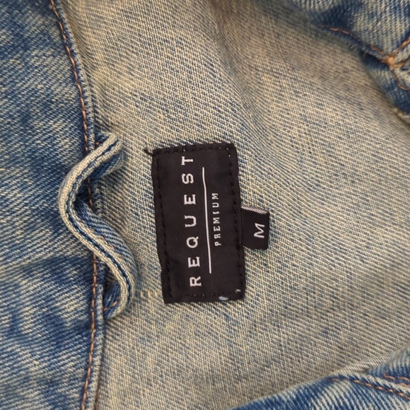 REQUEST Distressed Jean Jacket - Picture 3 of 6